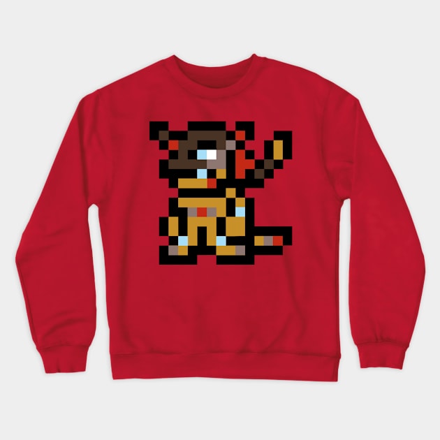 digimon agumon evolution kizuna pixel Crewneck Sweatshirt by DeeMON